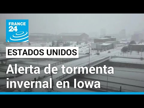 Iowa y gran parte de Estados Unidos se preparan para tormentas de nieve previas a los caucus