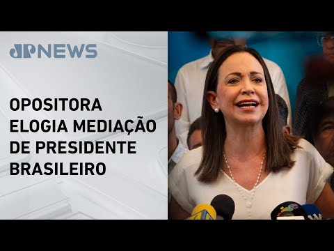 María Corina Machado diz que pode entregar atas das eleições da Venezuela ao governo Lula