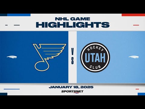 NHL Highlights | Blues vs. Utah HC - January 18, 2025