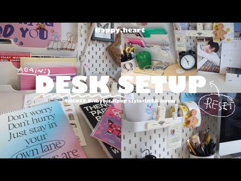 DESKSETUP📘🖍🗞✏️จัดโต๊ะใหม่แต่ง