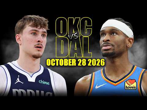 오클라호마시티 썬더 대 댈러스 매버릭스 풀게임 하이라이트 - 2026년 10월 28일 | NBA Season