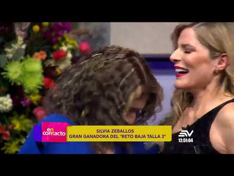 Silvia Zeballos gana el reto 'Baja Talla 3' | En Contacto | Ecuavisa