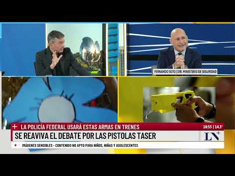 Se reaviva el debate por las pistolas taser; el análisis de Fernando Soto