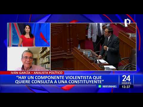 Iván García sobre proyecto de ley del Ejecutivo: Está inexorablemente condenado a naufragar