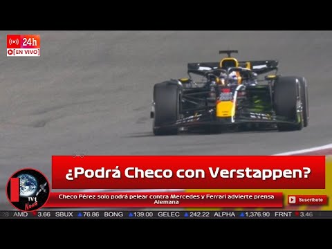 Checo Pérez 'deprimido' solo podrá pelear contra Mercedes y Ferrari advierte prensa Alemana