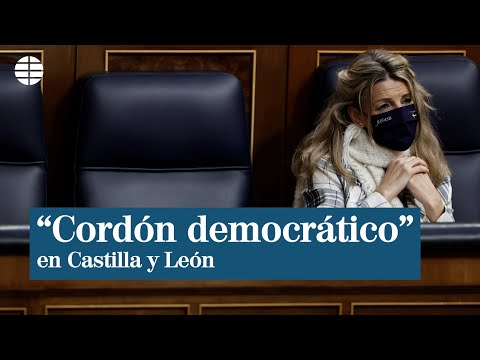 Yolanda Díaz apuesta por un cordón democrático en Castilla y León