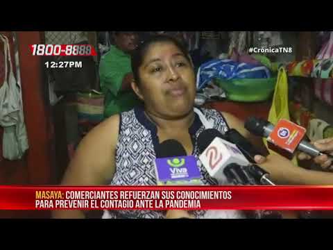 Ministerio de la Mujer sensibiliza en temas de salud en el mercado de Masaya  - Nicaragua
