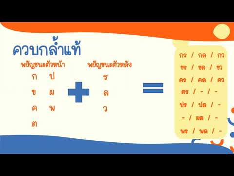 สื่อการเรียนการสอนเรื่อง-คำควบ สื่อการเรียนการสอนเรื่อง-คำควบ