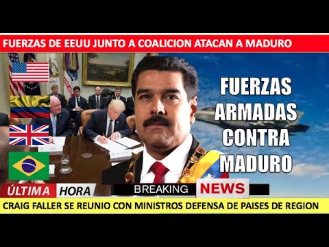 Fuerzas armadas de EEUU atacan a Maduro en coalicion