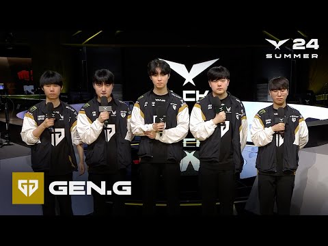 Gen.G 인터뷰 | GEN vs. HLE | 08.18 | 2024 LCK 서머 스플릿