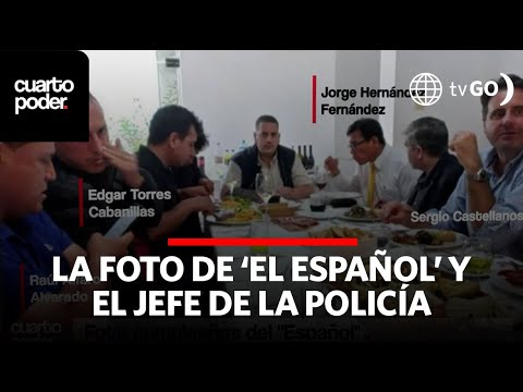 Comandante general aparece en fotografía por el cumpleaños de 'El Español' | Cuarto Poder | Perú