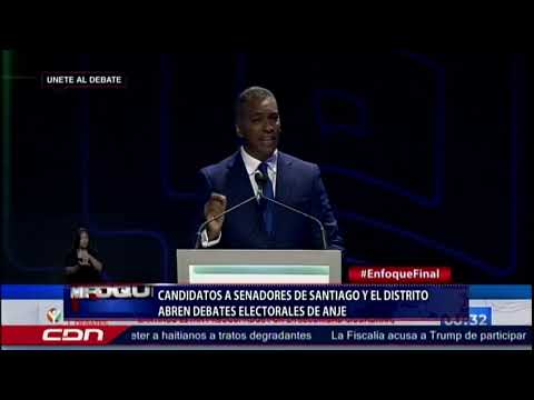 Candidatos a senadores de Santiago y el Distrito Nacional abren debates electorales de ANJE