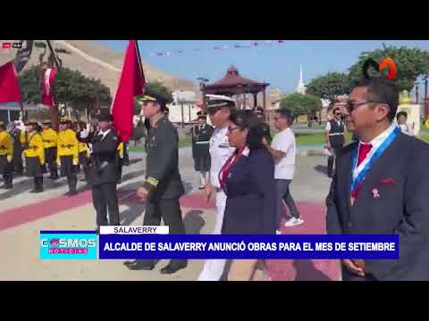 Trujillo: alcalde de Salaverry anunció obras para el mes de setiembre