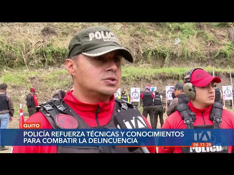 58 mil policías refuerzan técnicas y conocimientos para combatir la delincuencia en el país