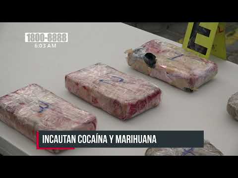 Capturan a delincuentes con 6 kilos de cocaína y 10 libras de marihuana en Managua - Nicaragua