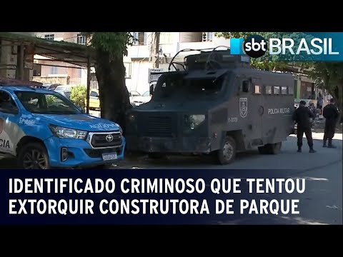 RJ: Criminoso que tentou extorquir construtora de parque é identificado | SBT Brasil (11/01/24)