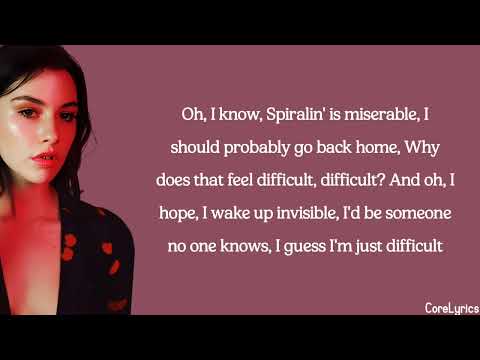 Gracie Abrams - Difficult (lyrics)