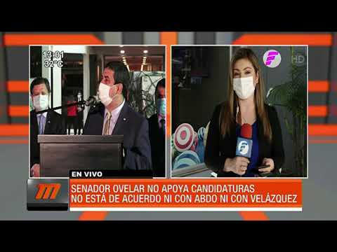 Silvio Ovelar no acompañará candidatura de Hugo Velázquez