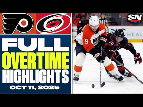 Philadelphia Flyers at Carolina Hurricanes | FULL Overtime Highlights - April October 11, 2025