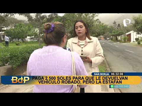 San Borja: adulta mayor termina endeudada tras pedir préstamo de S/ 2 500 para recuperar su auto