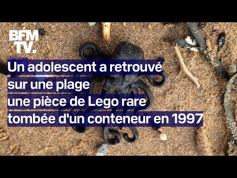 Royaume-Uni: il retrouve sur une plage une pièce de Lego rare tombée d'un conteneur en 1997