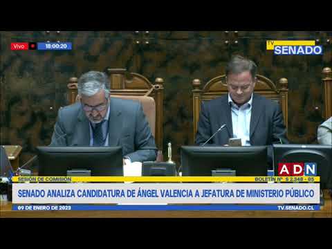 EN VIVO | Senado vota candidatura de Ángel Valencia a Fiscal Nacional