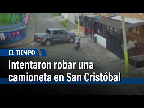Delincuentes en moto intentaron robar una camioneta de un garaje en San Cristóbal | El Tiempo