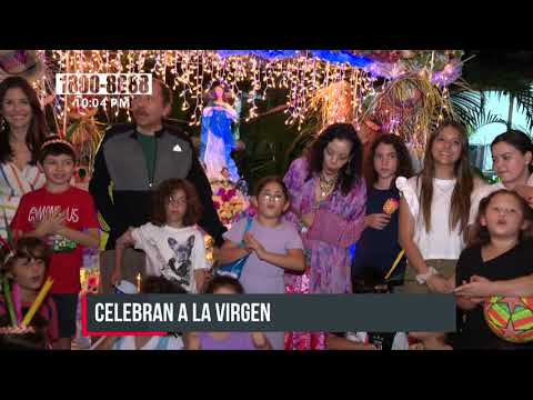 Nicaragua: Familia presidencial celebró a la santísima Virgen María