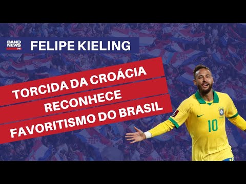 A torcida da Croácia reconhece favoritismo do Brasil, mas acredita na vitória