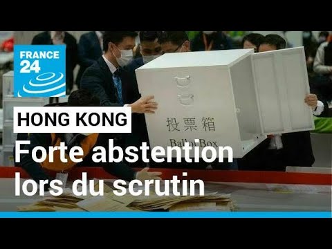 Hong Kong : participation historiquement basse au scrutin réservé aux patriotes • FRANCE 24