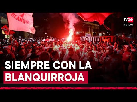Perú vs. Paraguay: hinchas peruanos realizan banderazo  en Ciudad del Este