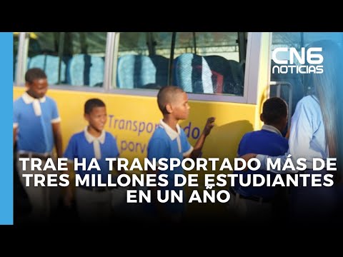 Trae ha transportado más de tres millones de estudiantes en un año