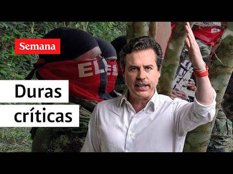 “Petro demuestra debilidad”: Juan Manuel Galán critica cese al fuego con el ELN | Semana Noticias