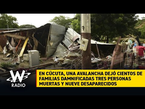 Lluvias generaron que cientos de familias en Cúcuta perdieran sus viviendas