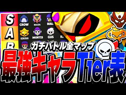 【ブロスタ】新環境!!ガチバトル全マップ最強キャラTier表!!