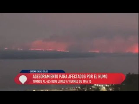 UNR. Asesoramiento médico y jurídico para afectados por el humo de los incendios de las islas.