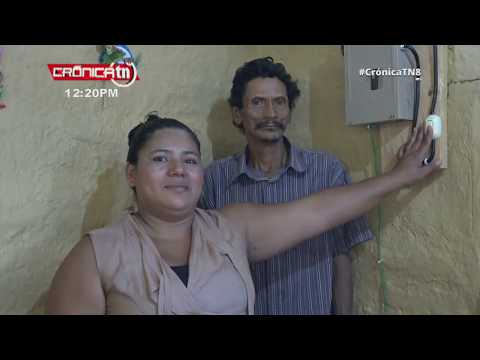 Nicaragua: Familias de comunidad la providencia con energía eléctrica