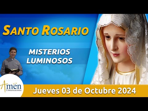 Santo Rosario de Hoy Jueves 3 Octubre de 2024 l Amen Comunicaciones l Católica l María