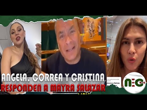 Angela Orellana responde a Mayra SalazarCristina reyes y Rafael Correa también