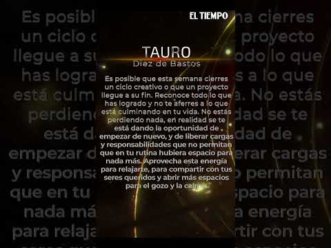 Horóscopo de Tauro del 6 al 12 de Octubre: ¿Qué dice su signo zodiacal? | El Tiempo