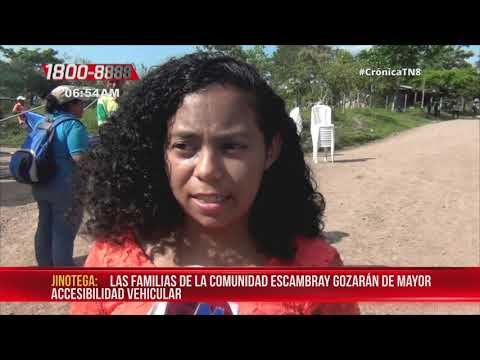Alcaldía de Jinotega inaugura reparación de 10 km de camino rural - Nicaragua