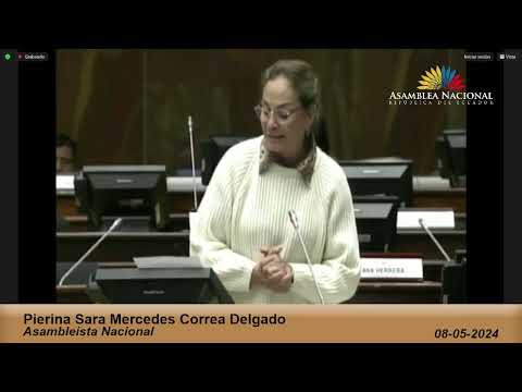 Asambleísta Pierina Correa - Sesión 923 - #LeyDefensaContraIncendios