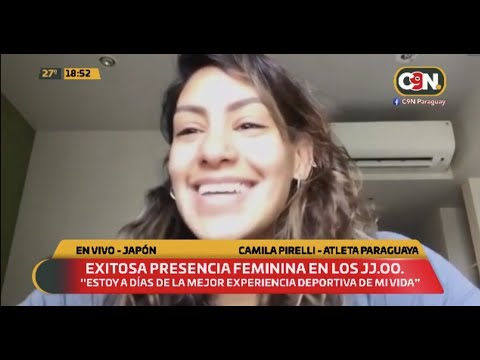 Exitosa presencia femenina en los Juegos Olímpicos: Hablamos con Camila Pirelli desde Japón