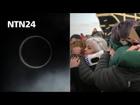 Así se vivió el eclipse solar que deslumbró a miles de personas de la Isla de Pascua y la Patagonia