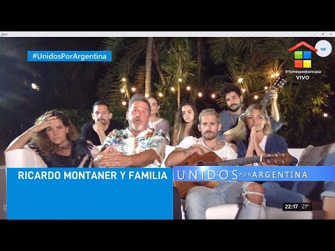 Unidos por Argentina | Ricardo Montaner con Mau y Ricky, Evaluna, Camilo y toda su familia