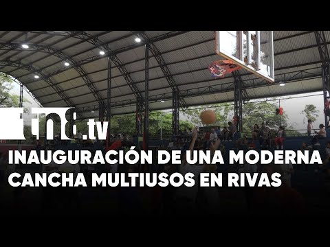 Inauguran cancha multiusos en Buenos Aires, Rivas, el Día de la Alegría - Nicaragua