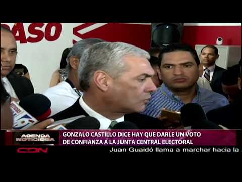Gonzalo Castillo dice hay que darle un voto de confianza a la junta central electoral