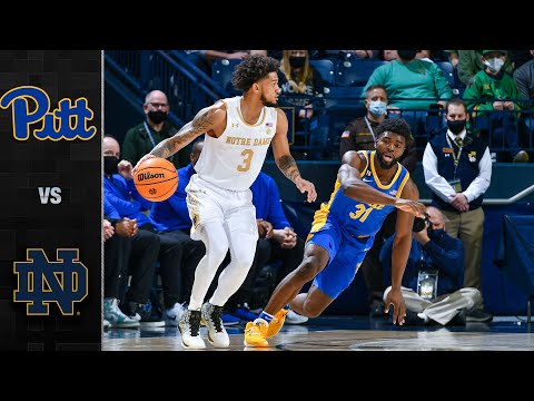 Acc Football Basketball 🏀 Pittsburgh vs. Notre Dame Men's Basketball Highlights (2021-22)