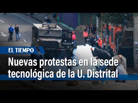 Protestas estudiantiles por cambios en el proyecto curricular en la Universidad Distrital| El Tiempo