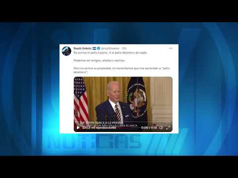Presidente Bukele responde a Joe Biden que  El Salvador no es patio de nadie